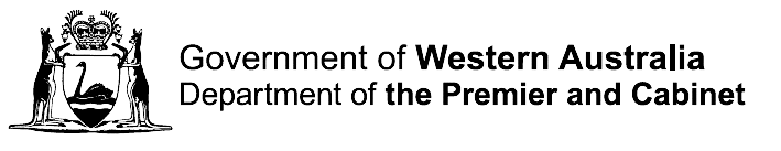 Department Premier and Cabinet Logo